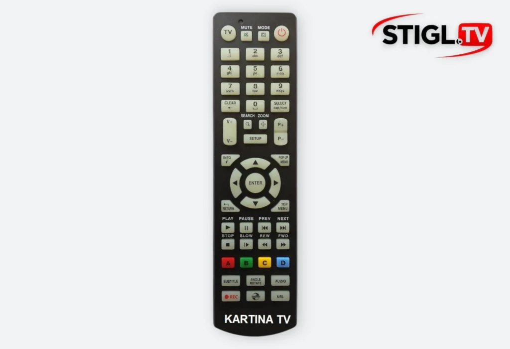 Kartina.TV Fernbedienung, Пульт Kartina.TV