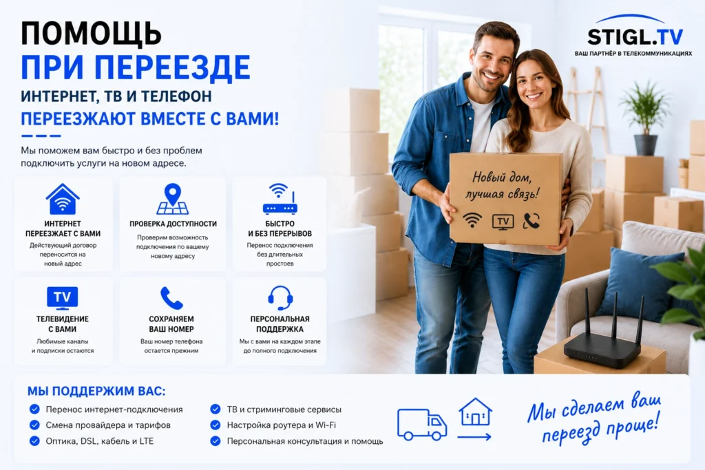 Перенос интернета